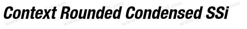 Context Rounded Condensed SSi Bold Condensed字体转换